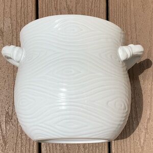 TEMPTATIONS SUPERSIZE STORE & MORE UTENSIL CROCK WOODLAND WHITE NWTS!